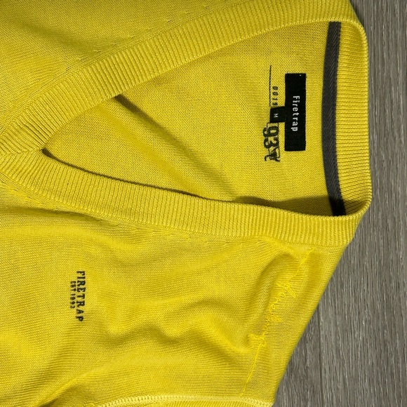 Yellow V-Neck Sweater - Picture 3 of 3